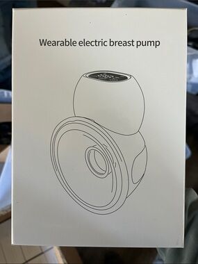 Hands-Free Wearable Electric Breast Pump - White